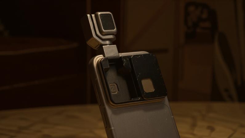 Photo of a prototype Honor Robot Phone at CES 2026, with the camera folded out
