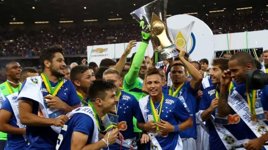 Cruzeiro campeão brasileiro em 2014 (Foto: Divulgação Cruzeiro)