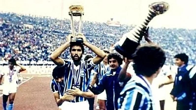 O Grêmio campeão da Libertadores e do Mundo de 1983, o Esquadrão Imortal que marcou época no futebol mundial. (Reprodução)