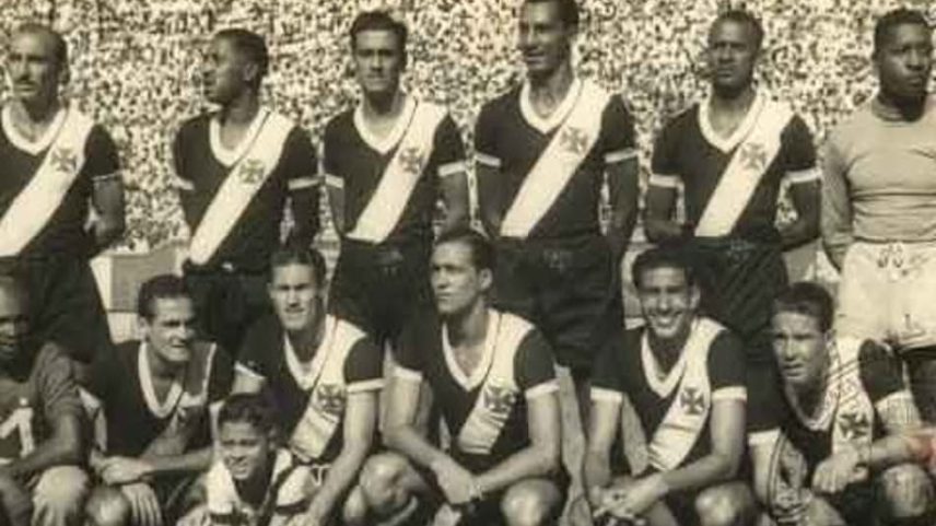 O Expresso da Vitória em ação nos anos 1940, período de maior domínio do Vasco da Gama no futebol brasileiro e sul-americano.