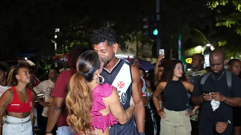 Viviane Araujo e marido — Foto: Thiago Mattos/BrazilNews