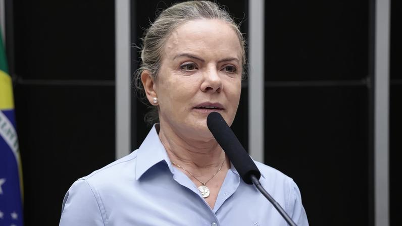 A ministra chefe da Secretaria de Relações Institucionais, Gleisi Hoffmann. Foto: Bruno Spada/Câmara dos Deputados