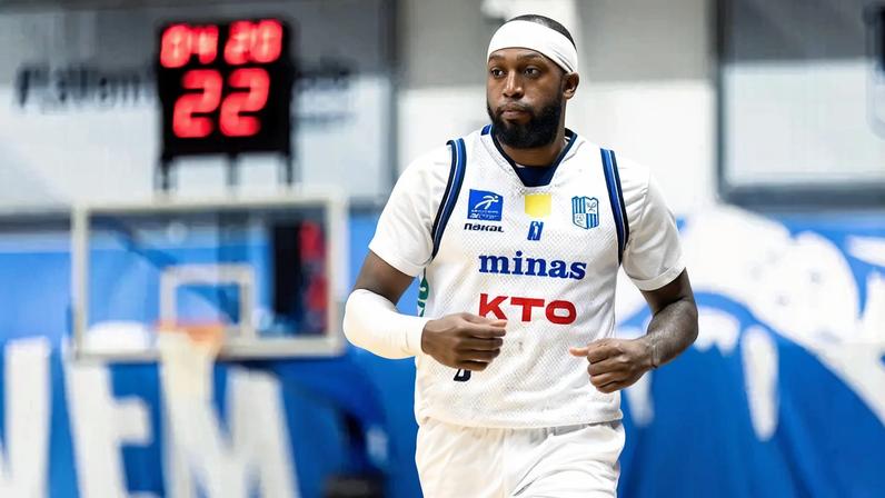 Jordan Williams em ação pelo Minas na Copa Super 8 (Foto: Hedgard Moraes/MTC)