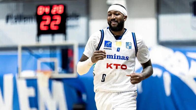 Jordan Williams em ação pelo Minas na Copa Super 8 (Foto: Hedgard Moraes/MTC)