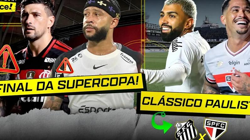Lance a Lance desta sexta-feira (30) analisa Supercopa e o SanSão pelo Paulistão (Foto: Arte/Lance!)