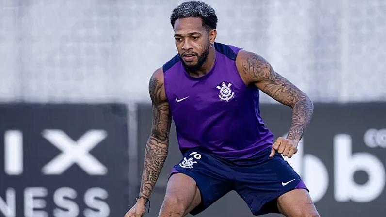 José Martínez em treino do Corinthians