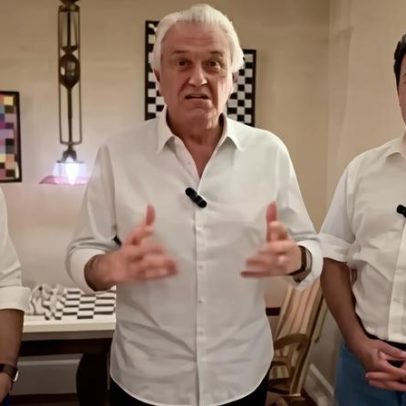Caiado anuncia adesão ao PSD ao lado de Leite e Ratinho Jr