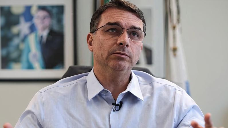 O pré-candidato à Presidência Flávio Bolsonaro (PL-RJ)