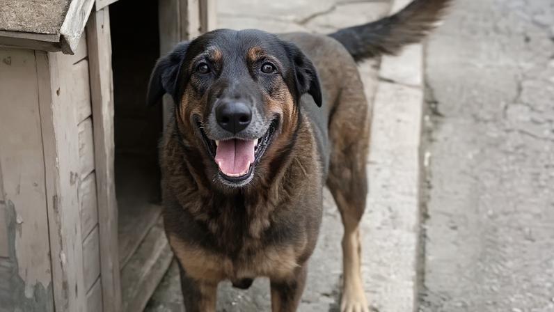 Orelha era um dos cães mascotes da região da Praia Brava, em Florianópolis. Créditos: Reprodução/Redes sociais