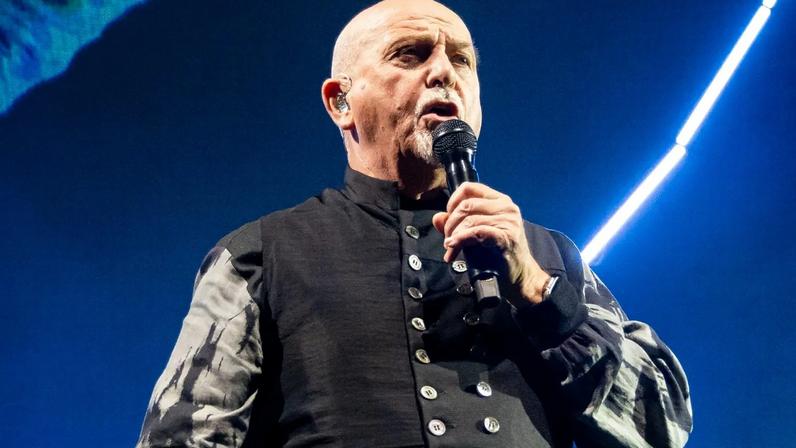 Peter Gabriel performs at Little Caesars Arena on September 29, 2023 in Detroit, Michigan.