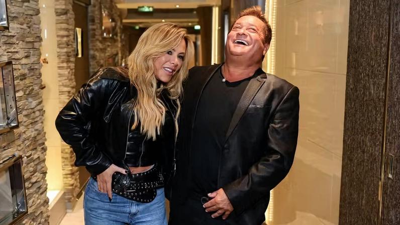 Poliana Rocha e Leonardo — Foto: Lucas Ramos / Brazil News