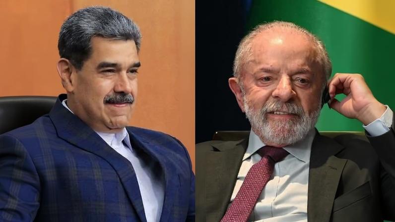 Presidente Lula (ao centro) já tentou mediar situação entre Nicolas Maduro (à esquerda) e Donald Trump (à direita)
