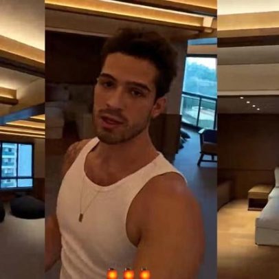 João Guilherme faz tour pelo novo apartamento em São Paulo