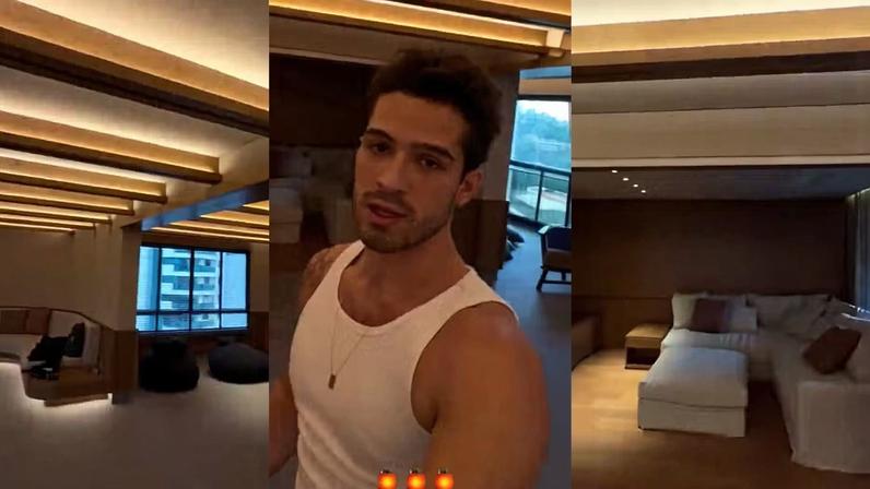João Guilherme faz tour pelo seu novo apartamento em São Paulo: 'Tô de mudança'; confira! — Foto: Reprodução/Instagram