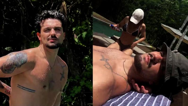 Luan Santana curte dia de descanso ao lado de Jade Magalhães — Foto: Reprodução/ Instagram