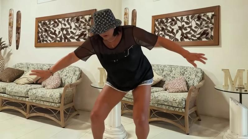 Roberta Miranda se diverte dançando funk — Foto: Reprodução/ Instagram