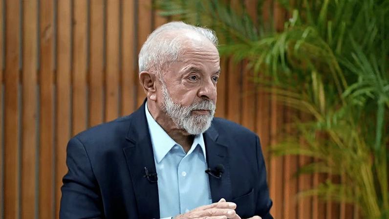 O presidente Lula (PT)