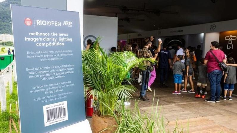 Ouvidoria no Rio Open (Foto: Rio Open/ Vans Bumbeers)