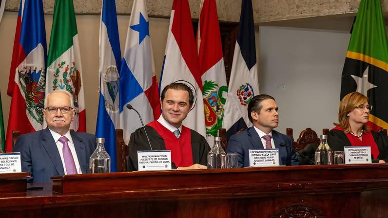 Rodrigo Mudrovitsch (centro), juiz brasileiro pode julgar caso de Bolsonaro na Corte Interamericana de Direitos Humanos. (Foto: Ester Vargas/STF)