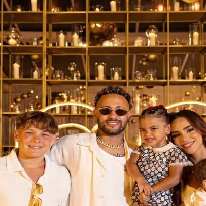 Neymar faz Réveillon luxuoso com Biancardi e 3 dos 4 filhos