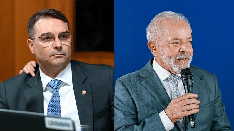 Senador Flávio Bolsonaro e presidente Lula aparecem empatados tecnicamente no segundo turno da pesquisa