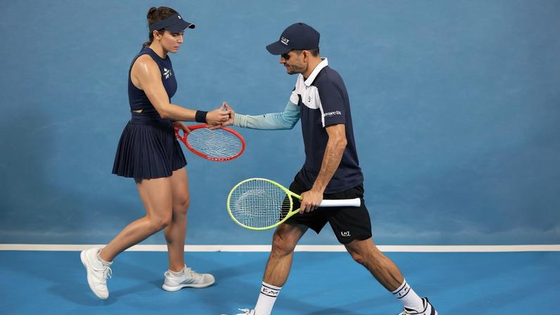 Marcelo Arevalo e Luisa Stefani (Foto: Tennis Australia)