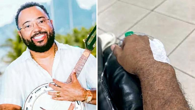 Dudu Nobre é internado no Rio com suspeita de pneumonia: 'Deu ruim' — Foto: Reprodução/Instagram