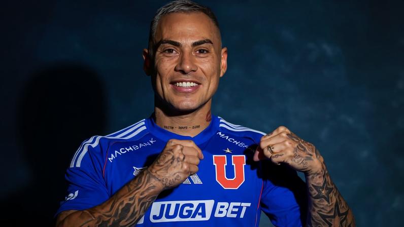 Vargas está de volta à Universidad de Chile — Foto: Divulgação/Universidad de Chile