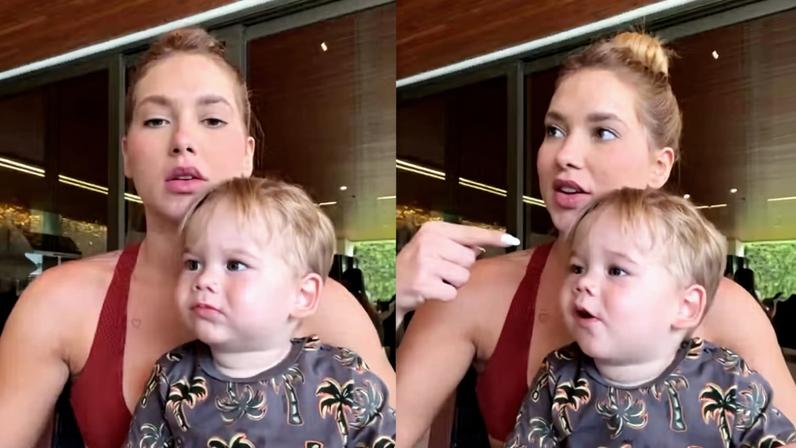 Virginia mostra José Leonardo chamando mãe de Vini Jr. de 'vovó'
