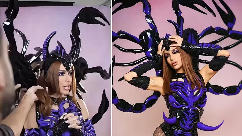 Nos bastidores dos 'Ensaios', Anitta aponta erro de equipe: 'Não estou acreditando nisso' — Foto: Reprodução X