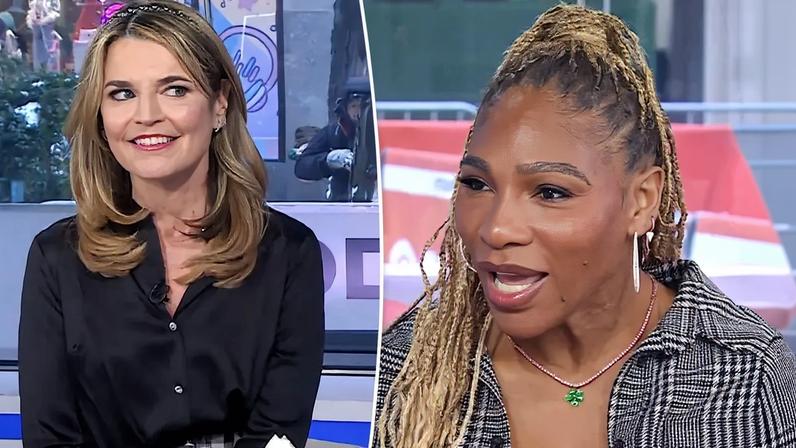 Savannah Guthrie grilled Serena Williams on a potential tennis return on the "Today" show Wednesday.