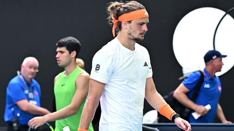 Alexander Zverev e Carlos Alcaraz (Foto: Corinne Dubreuil/FFT)