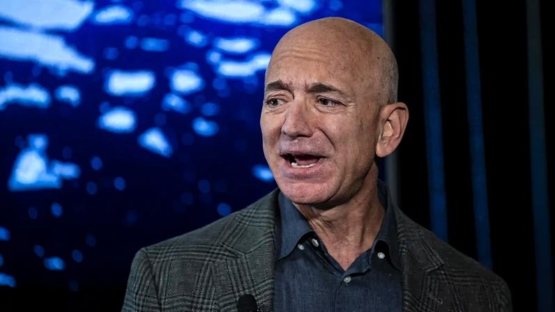 O bilionário Jeff Bezos, proprietário do The Washington Post e da Amazon. Foto: Eric Baradat/AFP