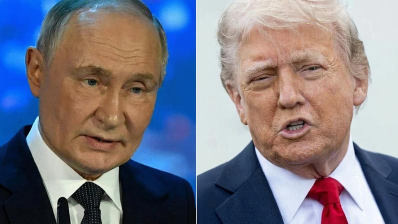 Relação de Vladimir Putin e Donald Trump volta a esfriar após o fracasso na organização de um novo encontro. Foto: Olga MALTSEVA e SAUL LOEB / AFP