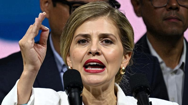 Laura Fernandez foi eleita a nova presidente da Costa Rica. Foto: MARVIN RECINOS / AFP
