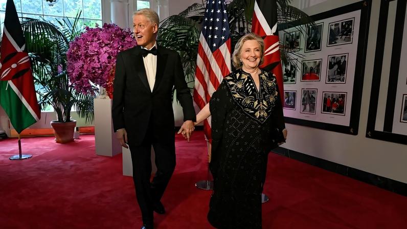 Bill e Hillary Clinton. Foto: SAUL LOEB / AFP
