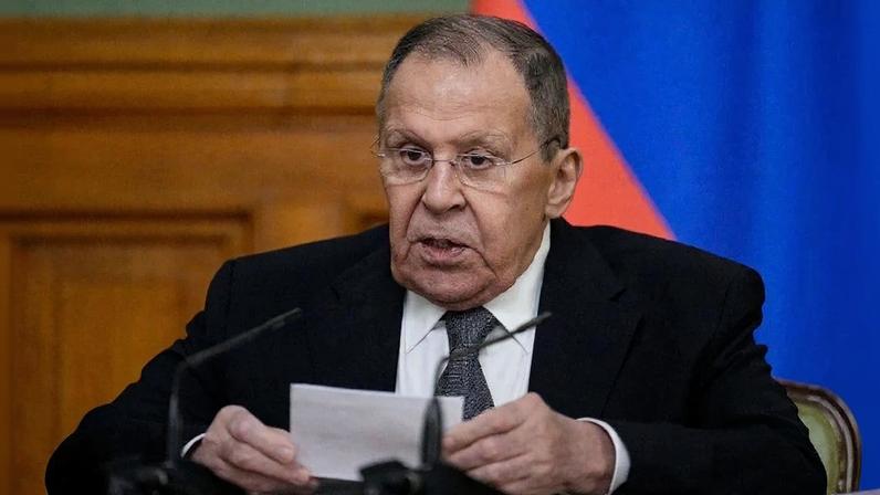 Sergei Lavrov, chanceler da Rússia, fez alerta contra a militarização da Groenlândia. Foto: Alexander Zemlianichenko / POOL / AFP