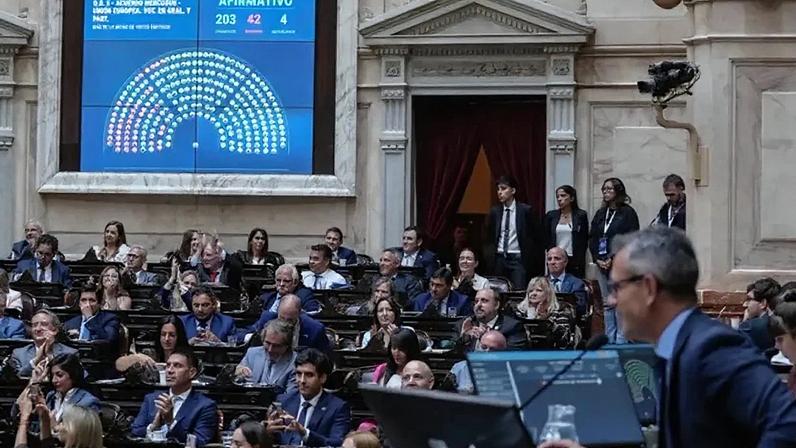 Deputados aprovaram o tratado Mercosul–UE na Argentina
