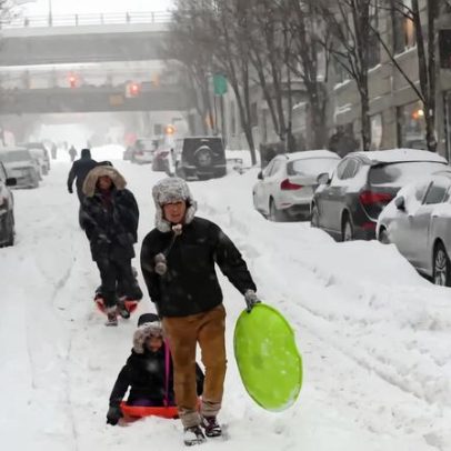 Tempestade de inverno fecha escolas no nordeste dos EUA