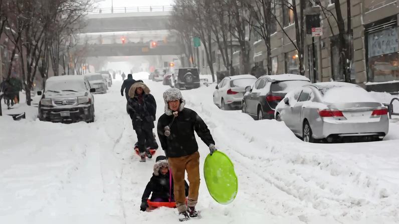 Nevasca nos Estados Unidos (EPA/Andrew Gombert/Agência Lusa)