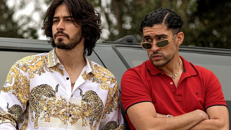 Fotografia do Bad Bunny na série Narcos.