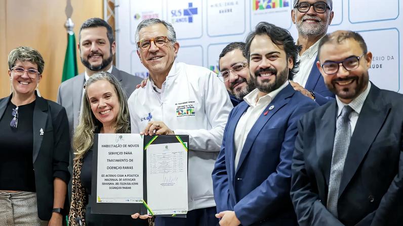 Brasília (DF), 26/02/2026 - O ministro da Saúde, Alexandre Padilha, durante anuncio de um conjunto de ações para reduzir o tempo de espera no diagnóstico e no tratamento de doenças raras no Sistema Único de Saúde (SUS). Foto: Joédson Alves/Agência Brasil
