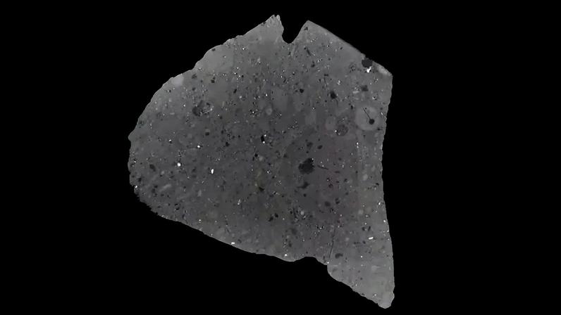 Tomografia computadorizada do meteorito Black Beauty