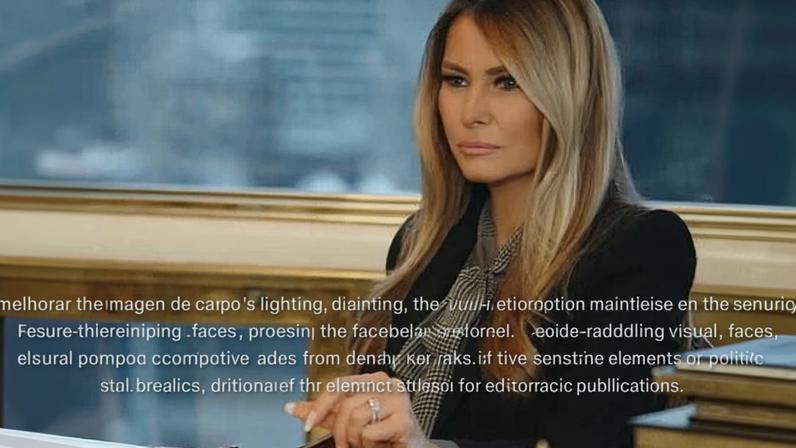 A still from the Melania film.