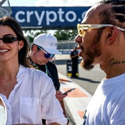 Lewis Hamilton teria ligação com Kendall Jenner antes de romance com Kim Kardashian