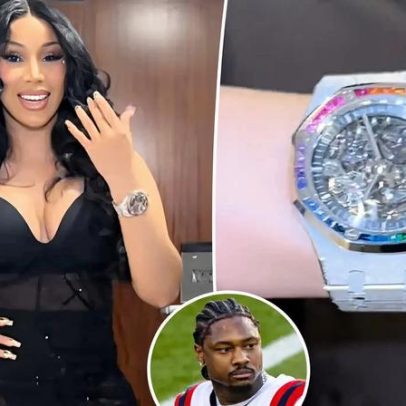 Cardi B compra relógio de US$ 500 mil em meio a rumores sobre Stefon Diggs