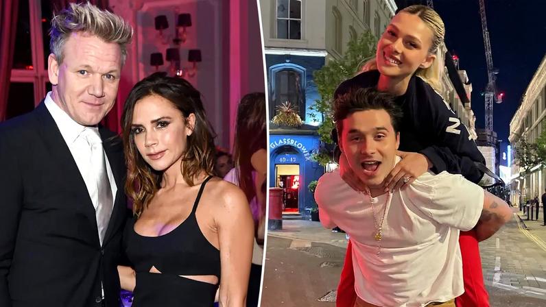 Gordon Ramsay says Brooklyn Beckham is blinded by love while giving an update on “upset” Victoria Beckham amid their family feud.