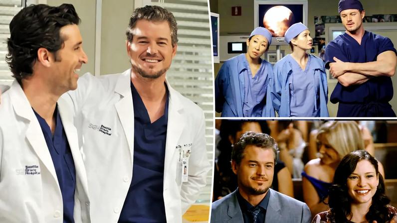 Eric Dane’s former “Grey’s Anatomy” co-stars paid tribute to the actor, pictured here with Patrick Dempsey on the hit medical drama, after his death on Thursday.