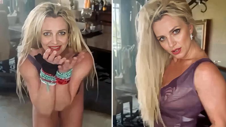 Britney Spears sofre incidente com roupa em vídeo de dança na sala