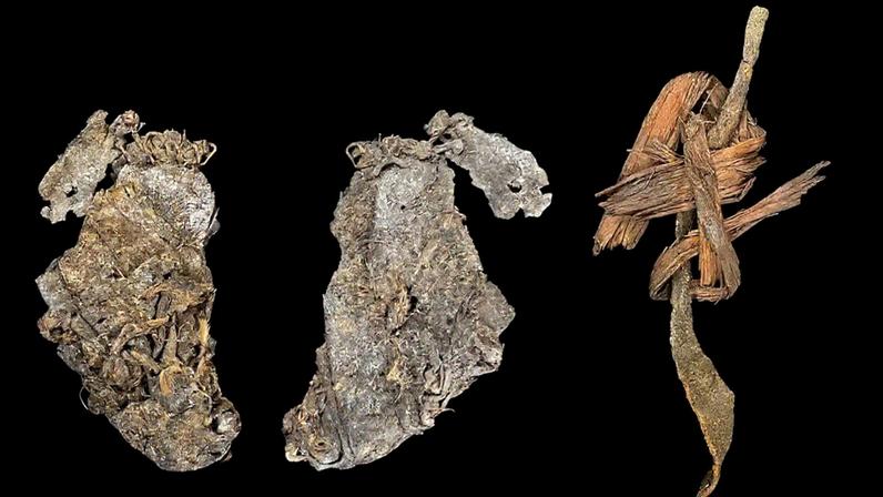 Imagens de couro costurado e outros artigos de couro.